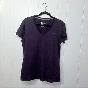 Nike | Women's Dark Purple | Dri-FIT V-Neck Tee | EUC